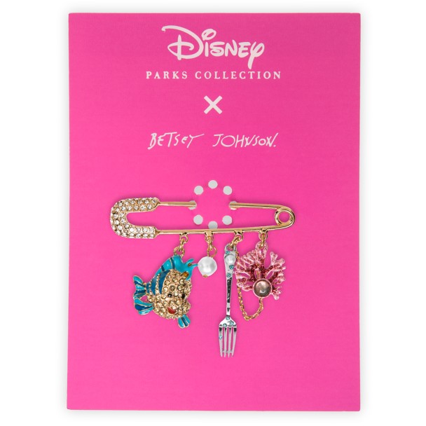 The Little Mermaid Dangle Pin by Betsey Johnson