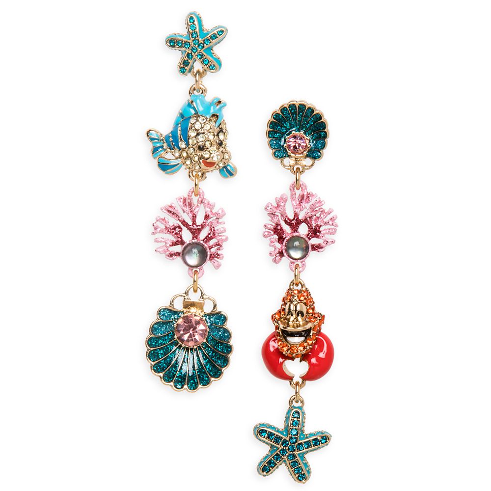 The Little Mermaid Dangle Earrings by Betsey Johnson