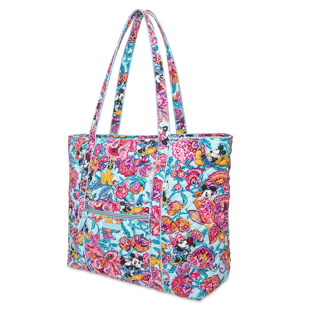 Mickey Mouse and Friends Colorful Garden Iconic Vera Tote by Vera Bradley