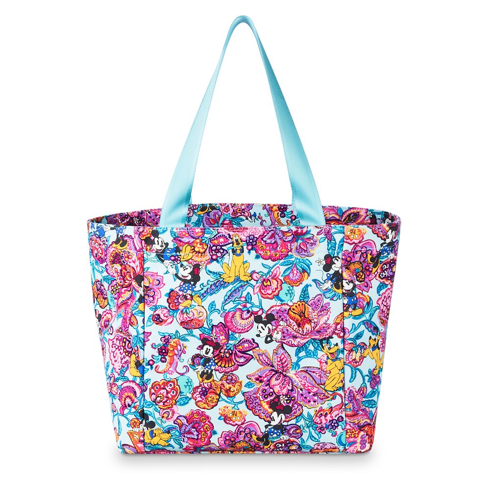 Mickey Mouse and Friends Colorful Garden Drawstring Tote by Vera Bradley