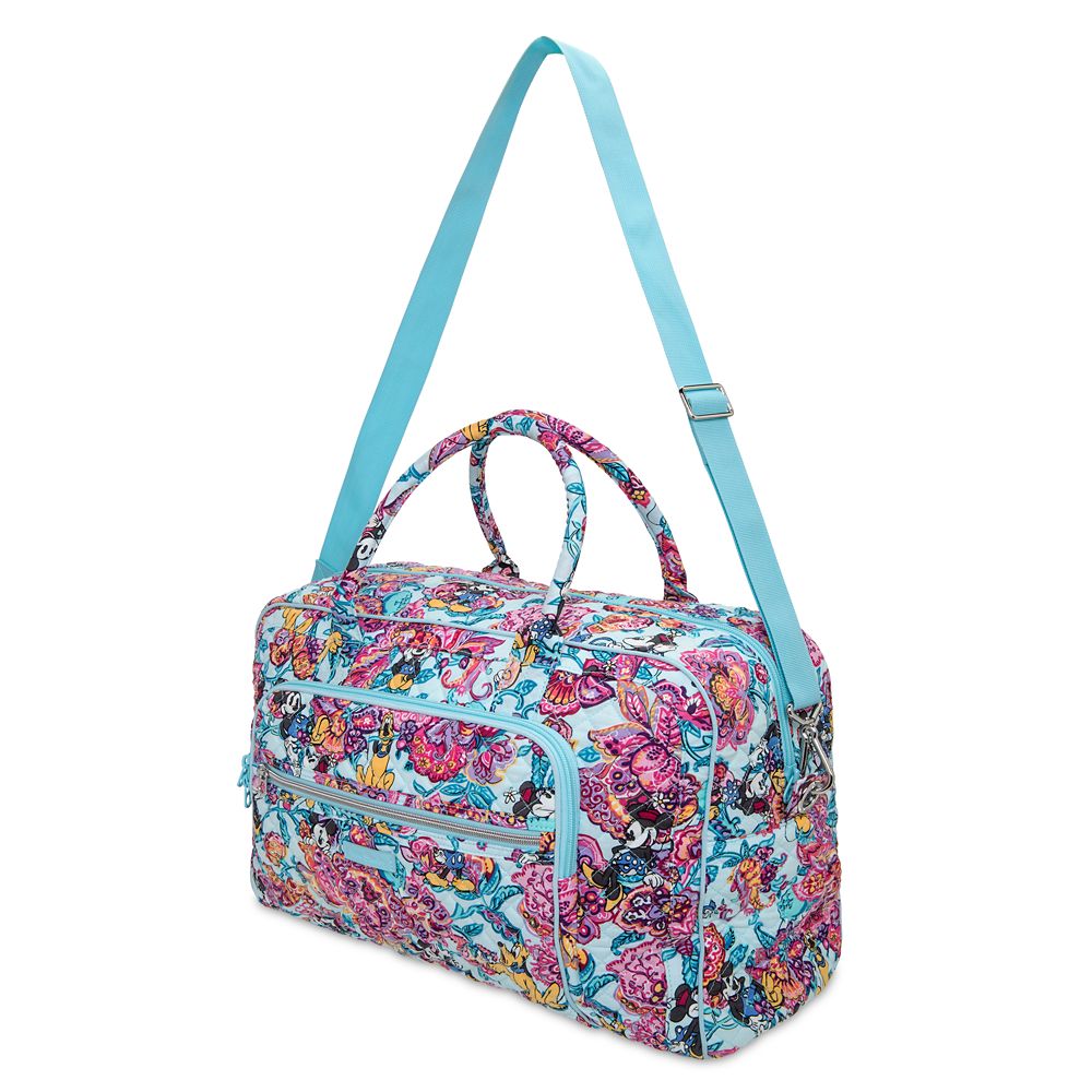 Mickey Mouse and Friends Colorful Garden Iconic Weekender Travel Bag by Vera Bradley
