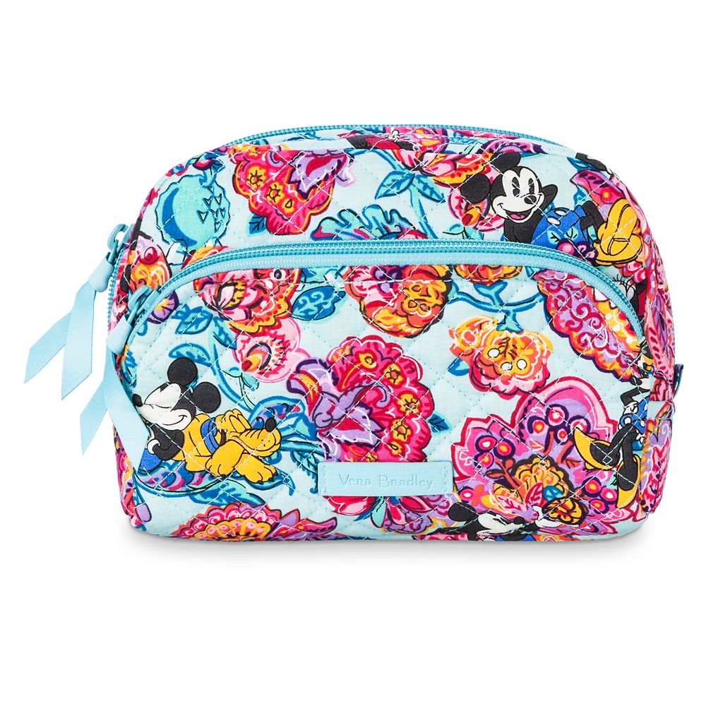 Mickey Mouse and Friends Colorful Garden Cosmetic Bag by Vera Bradley