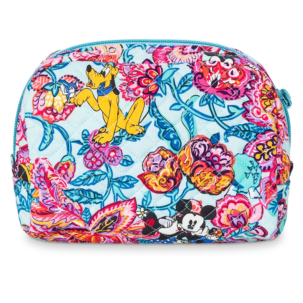 Mickey Mouse and Friends Colorful Garden Cosmetic Bag by Vera Bradley