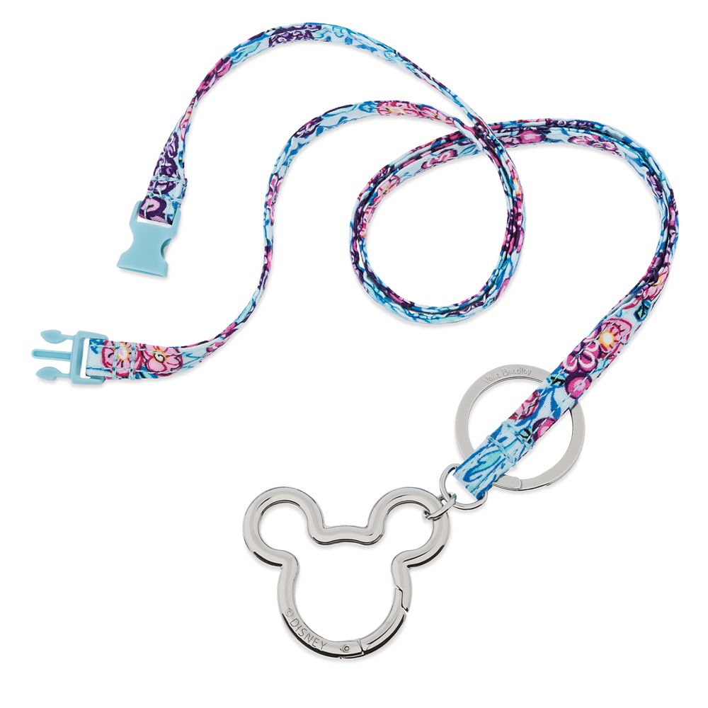 Mickey Mouse Colorful Garden Lanyard by Vera Bradley