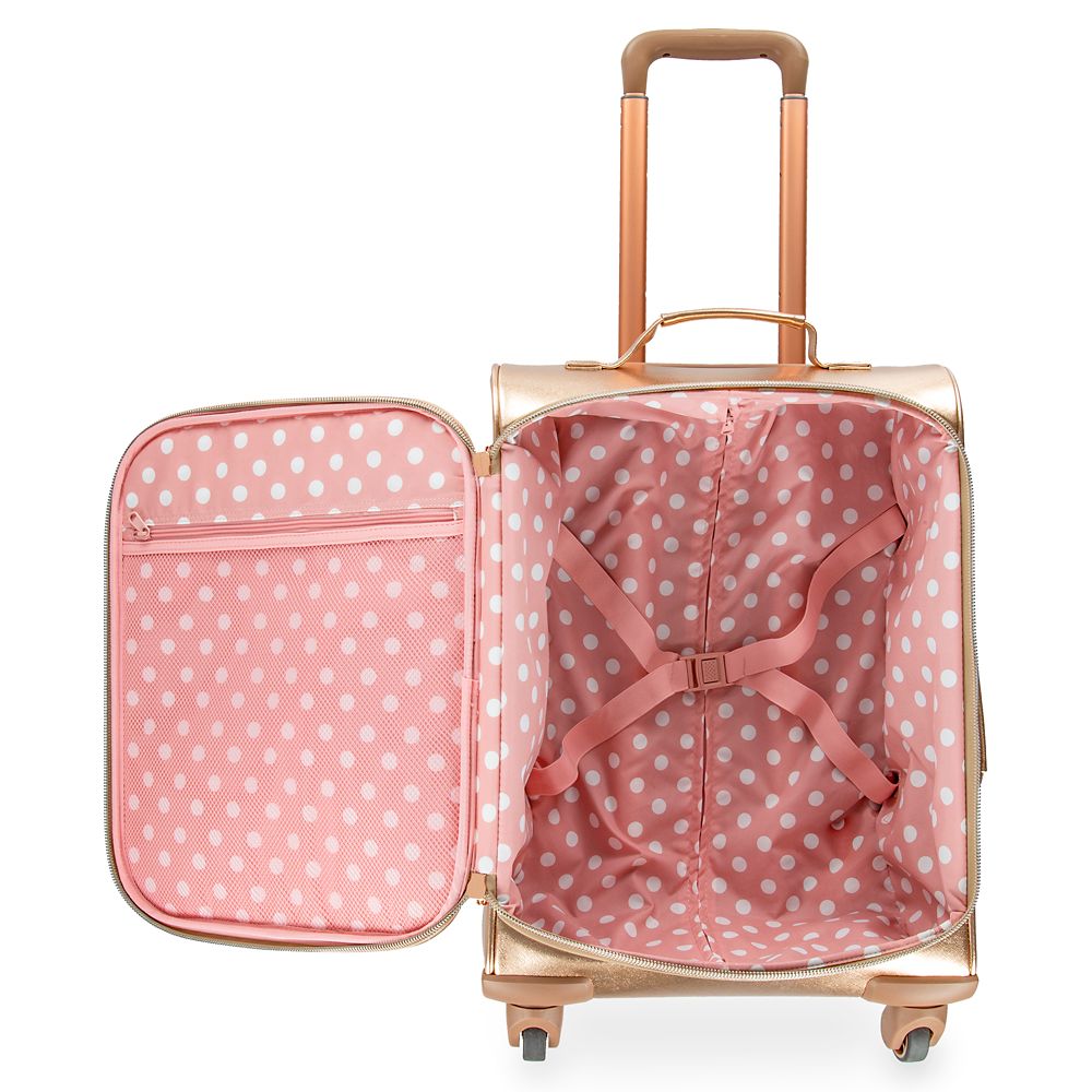 disney store minnie mouse rolling luggage