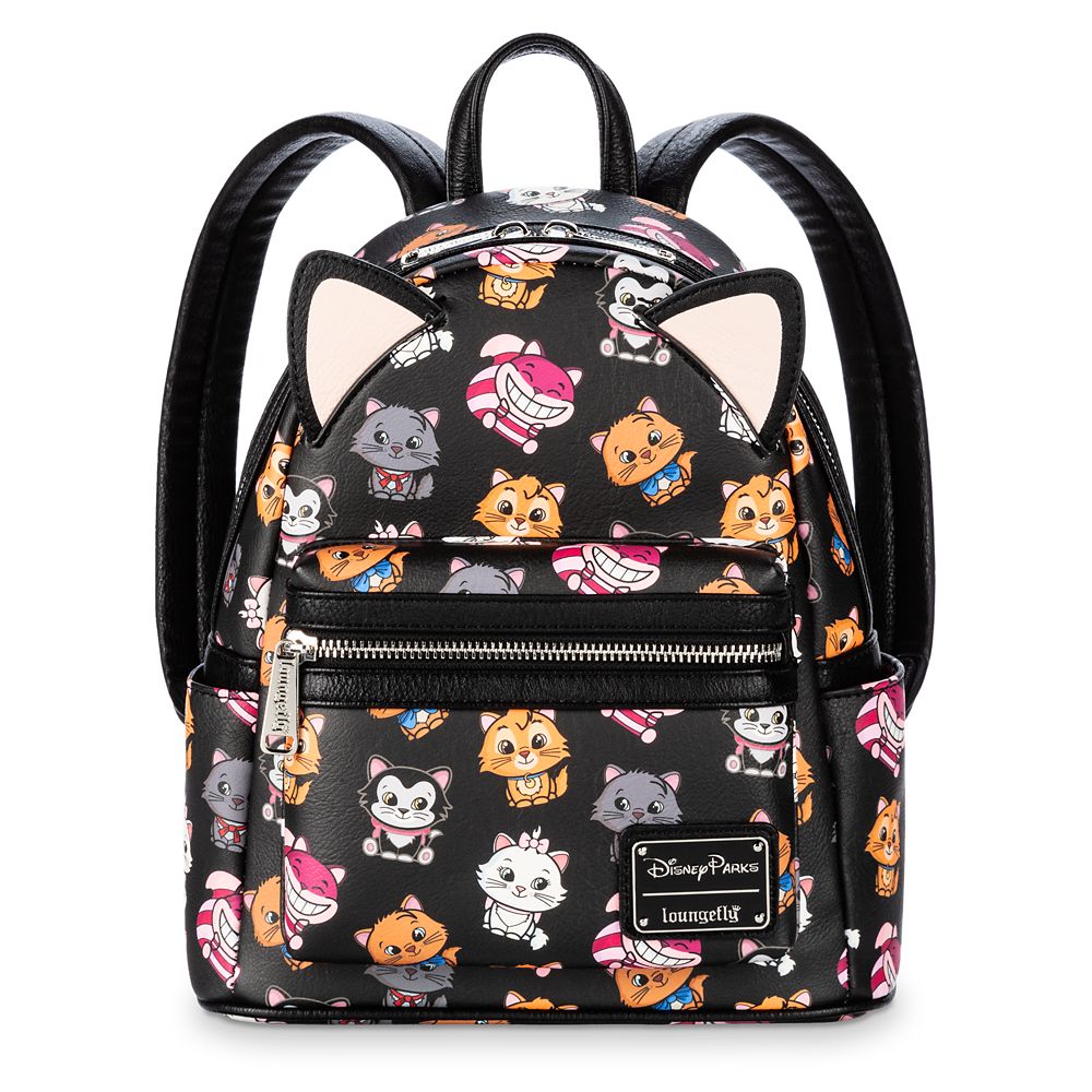 black cat mini backpack