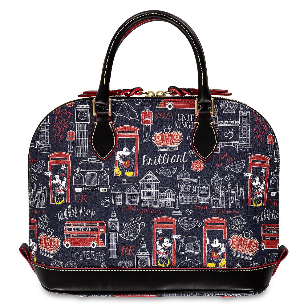 Mickey and Minnie Mouse Hello Mate Zip Satchel by Dooney & Bourke