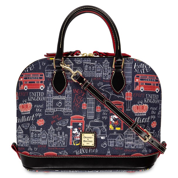 Mickey and Minnie Mouse Hello Mate Zip Satchel by Dooney & Bourke