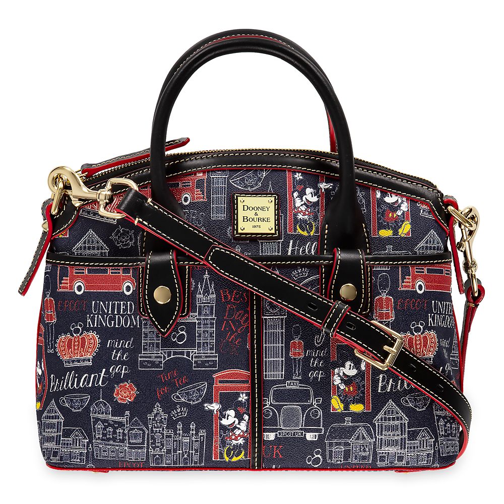 Mickey and Minnie Mouse Hello Mate Satchel by Dooney & Bourke Official shopDisney