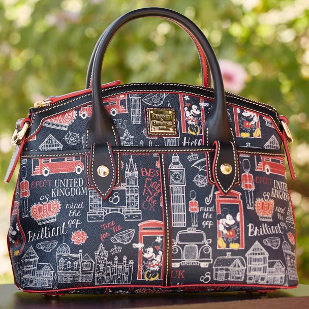 Mickey and Minnie Mouse Hello Mate Satchel by Dooney & Bourke