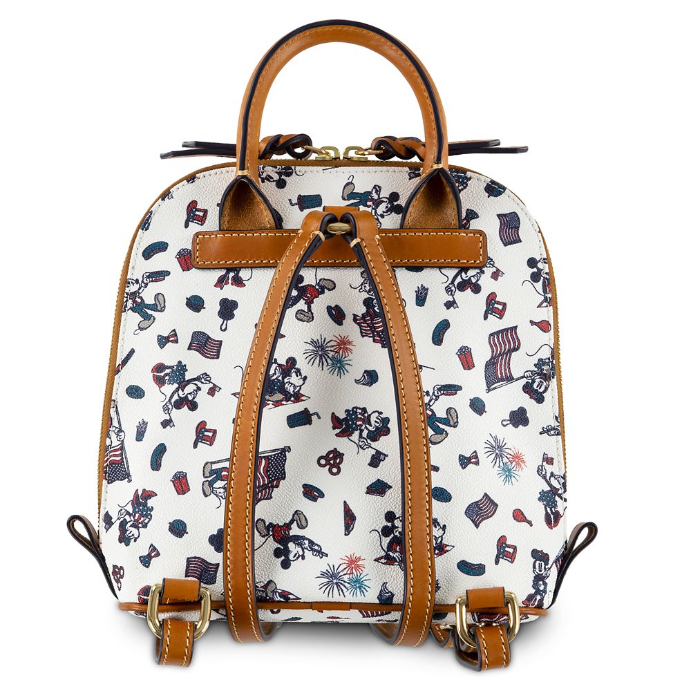 Mickey and Minnie Mouse Americana Mini Backpack by Dooney & Bourke