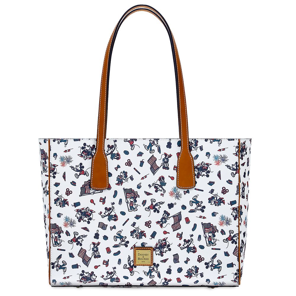 Mickey and Minnie Mouse Americana Tote Bag by Dooney & Bourke