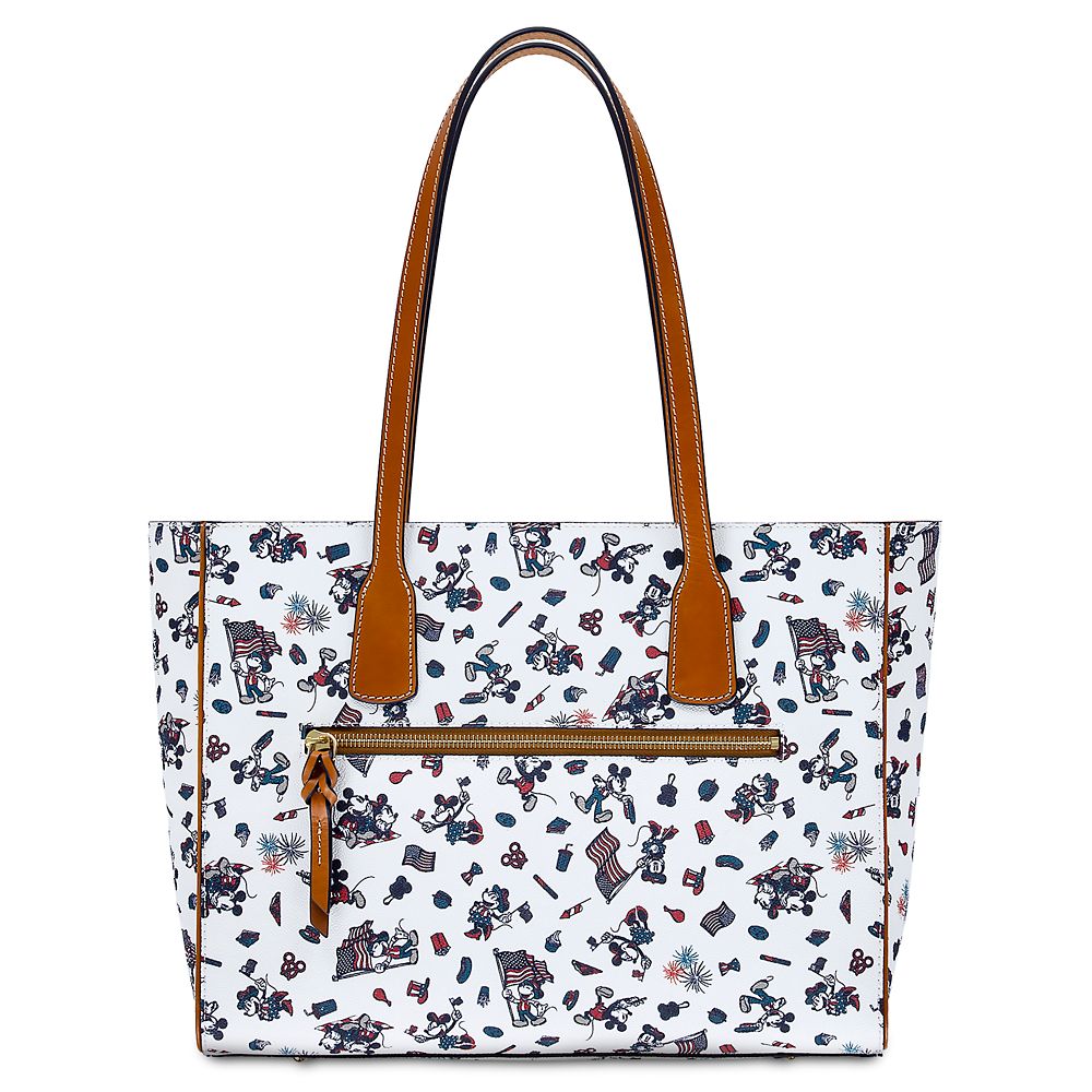 Mickey and Minnie Mouse Americana Tote Bag by Dooney & Bourke