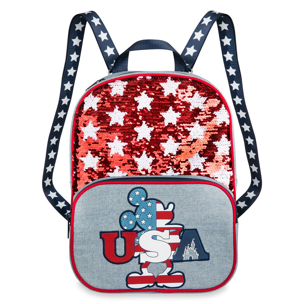 Mickey Mouse Americana Reversible Sequin Backpack