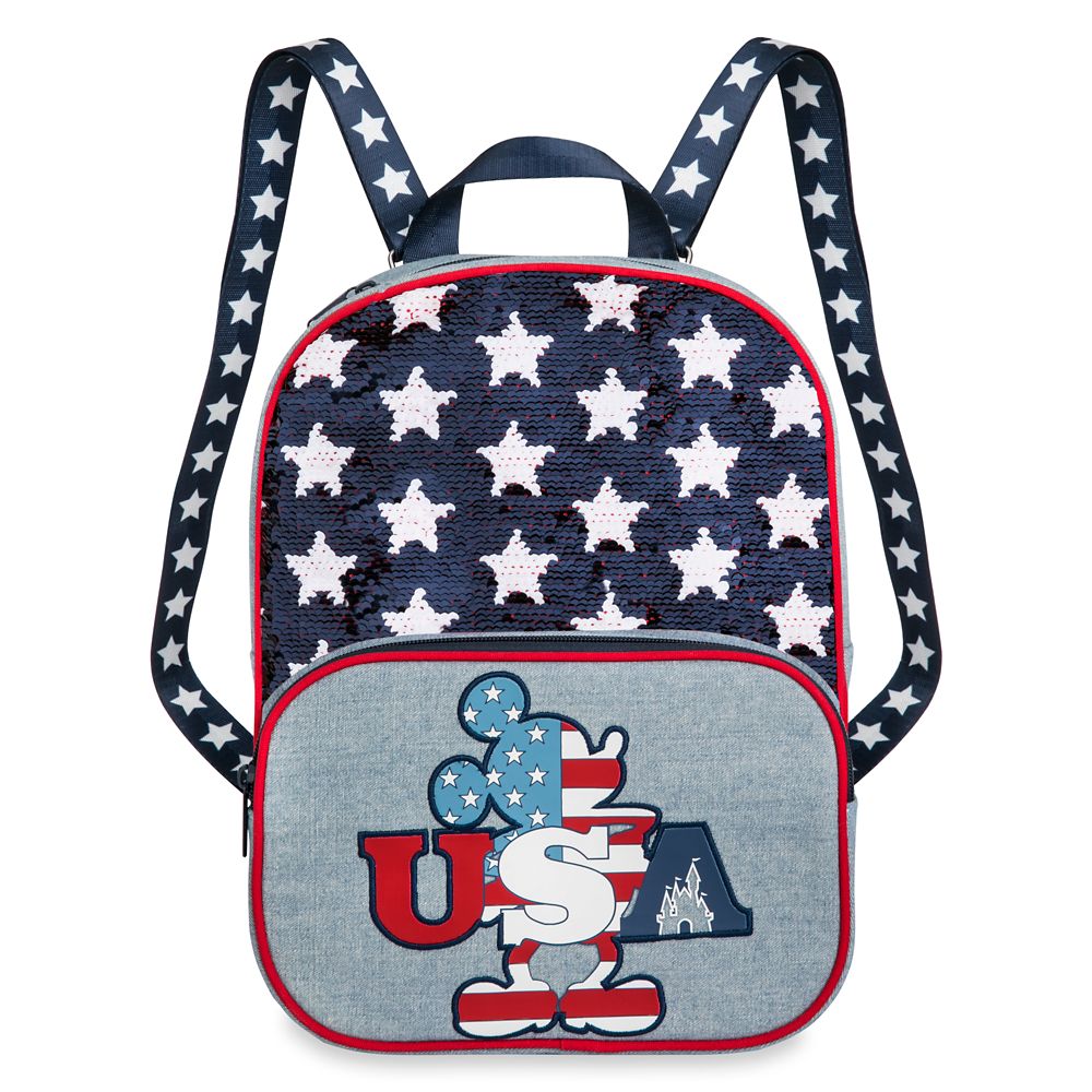 Mickey Mouse Americana Reversible Sequin Backpack