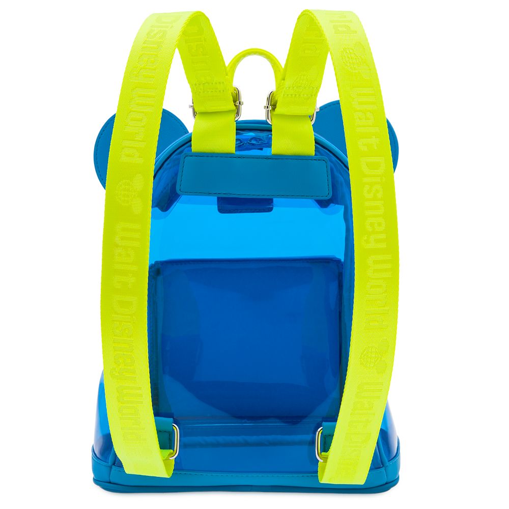 neon blue backpack