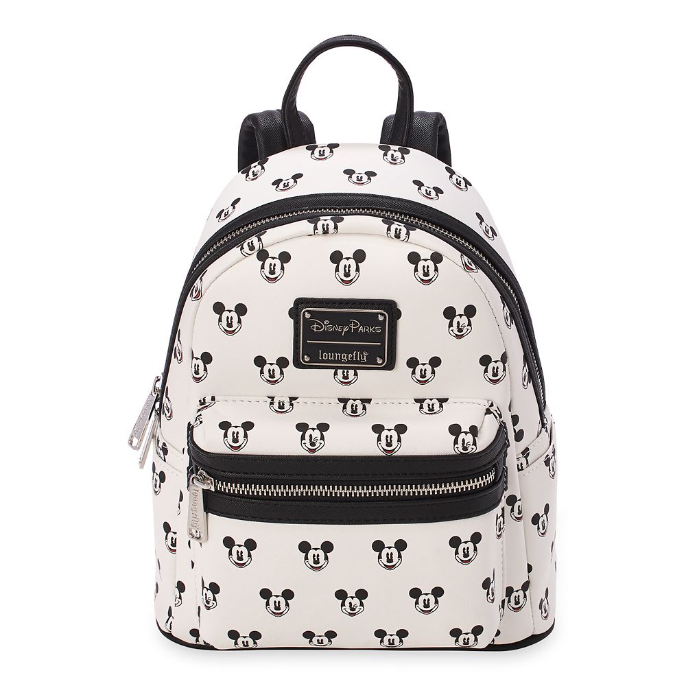 black and white mickey mouse backpack