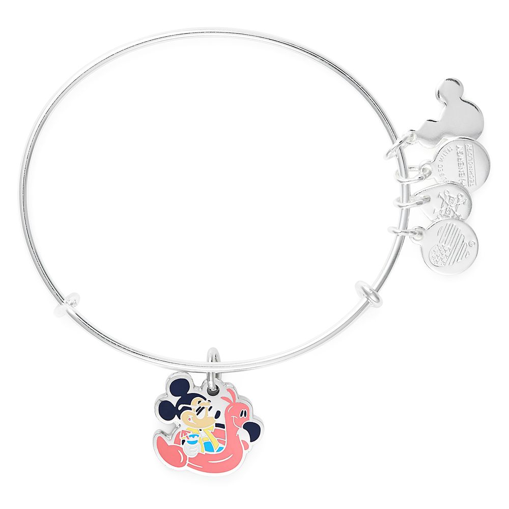 Mickey Mouse with Pink Flamingo Bangle by Alex and Ani