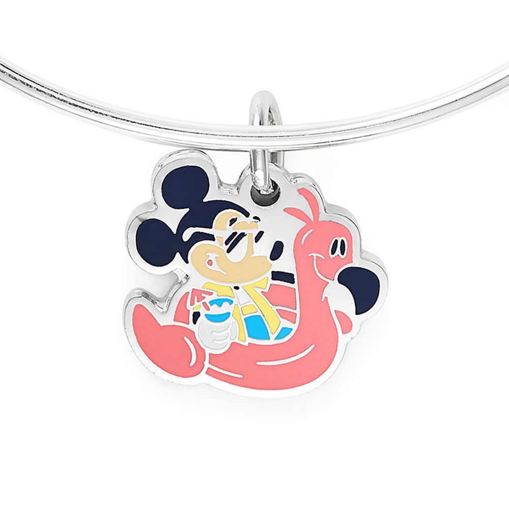 Mickey Mouse with Pink Flamingo Bangle by Alex and Ani