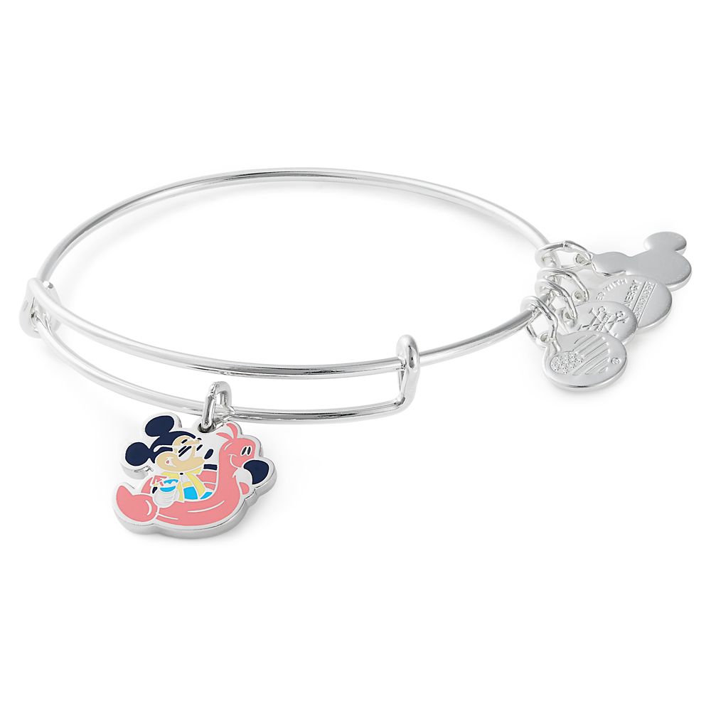 Mickey Mouse with Pink Flamingo Bangle by Alex and Ani