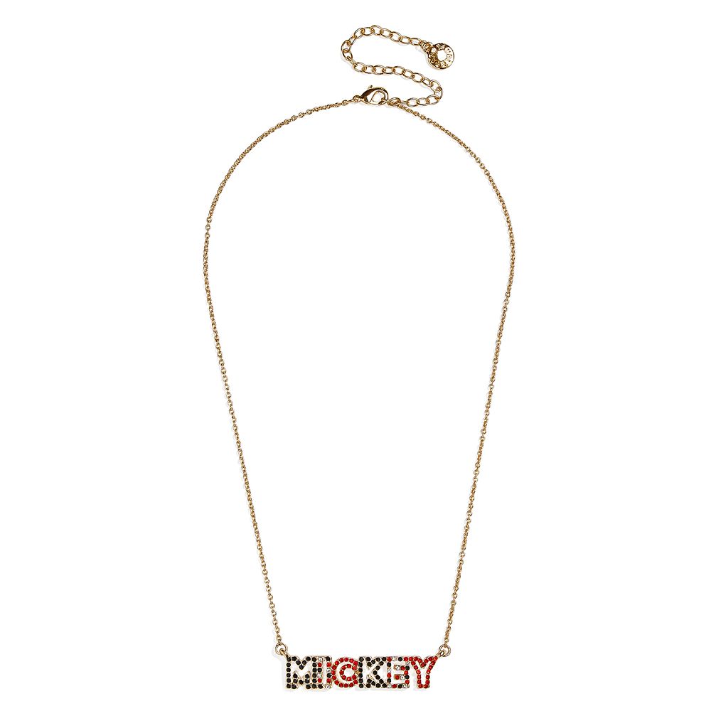 Mickey Mouse Lettering Necklace by BaubleBar