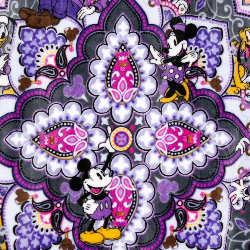 Mickey Mouse Sweet Treats Plush Throw Blanket by Vera Bradley