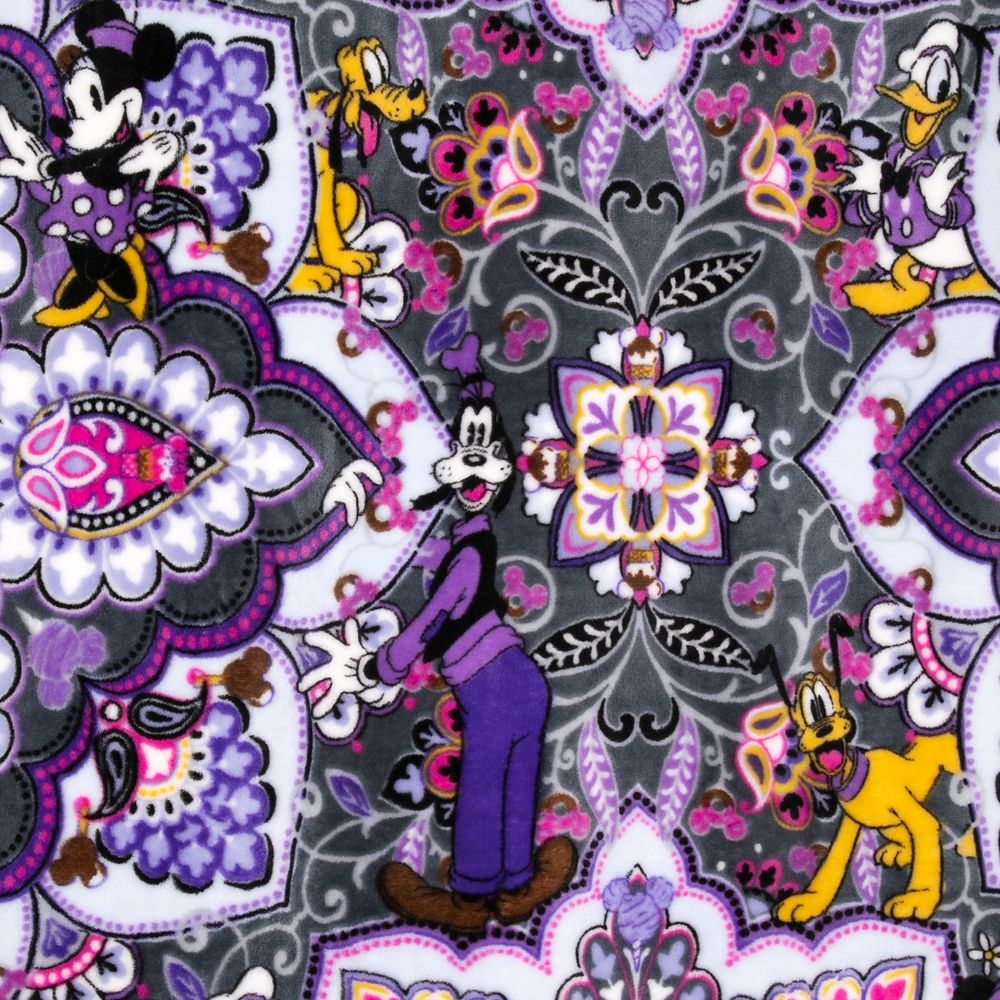 Mickey Mouse Sweet Treats Plush Throw Blanket by Vera Bradley