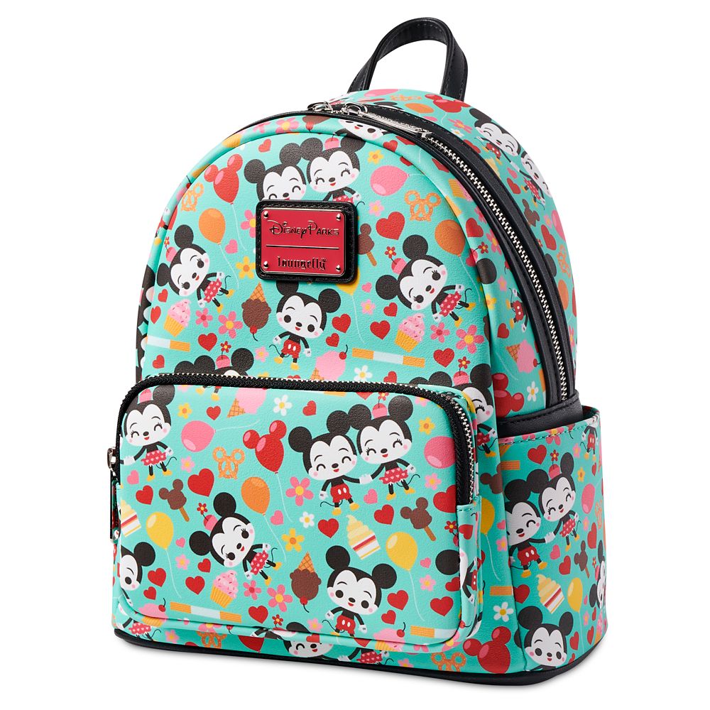 Mickey and Minnie Mouse Disney Parks Food Loungefly Mini Backpack