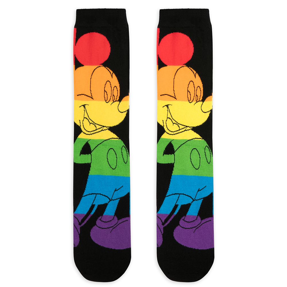 Rainbow Disney Collection Mickey Mouse Socks for Adults