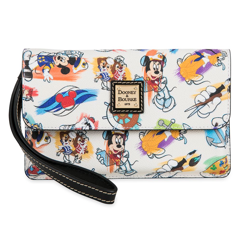 Captain Mickey Mouse & Friends Disney Ink & Paint Wristlet by Dooney & Bourke – Disney Cruise Line