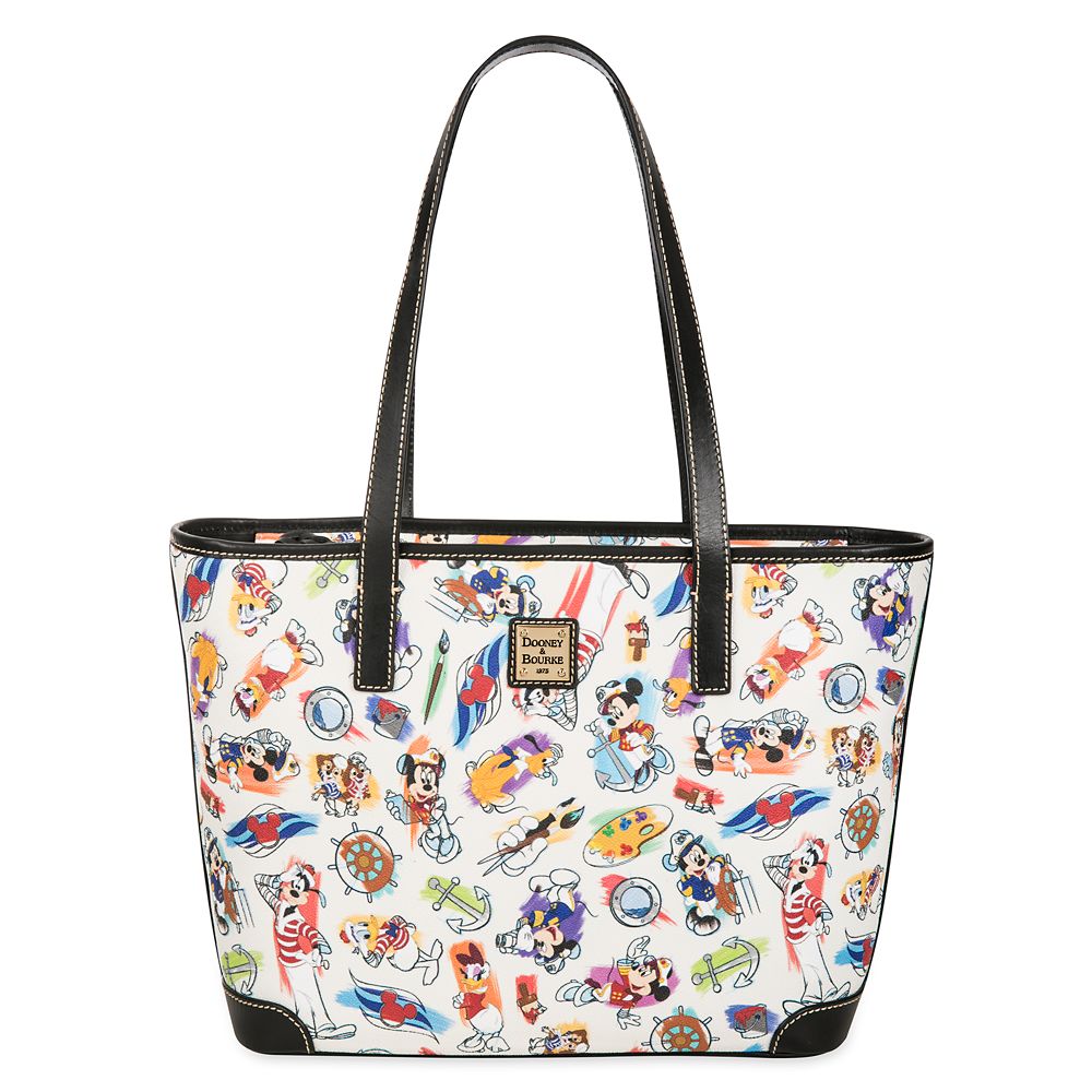 Captain Mickey Mouse & Friends Disney Ink & Paint Tote by Dooney & Bourke – Disney Cruise Line