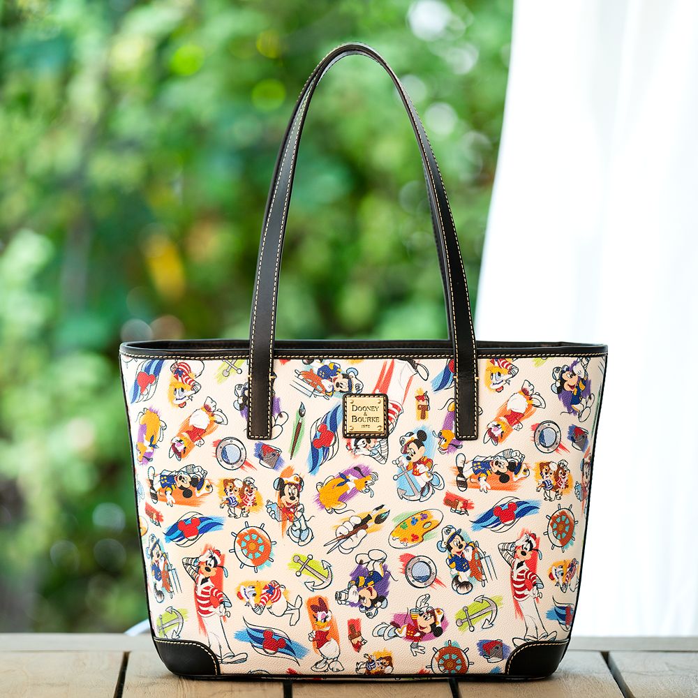 Captain Mickey Mouse & Friends Disney Ink & Paint Tote by Dooney & Bourke – Disney Cruise Line