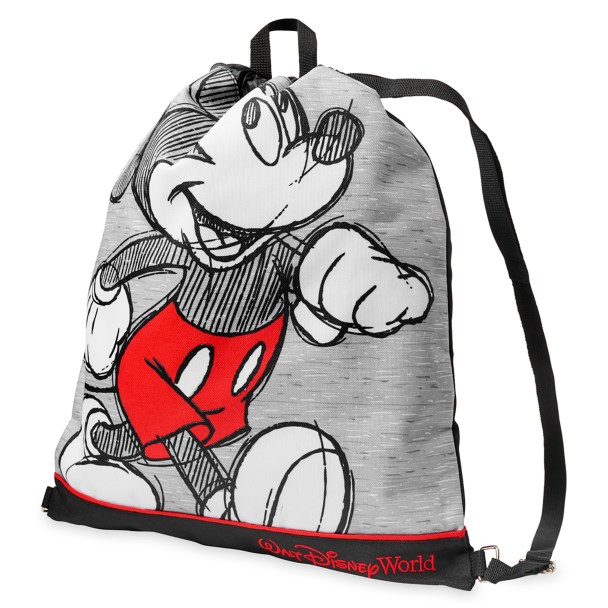 Mickey Mouse Sketch Cinch Sack – Walt Disney World