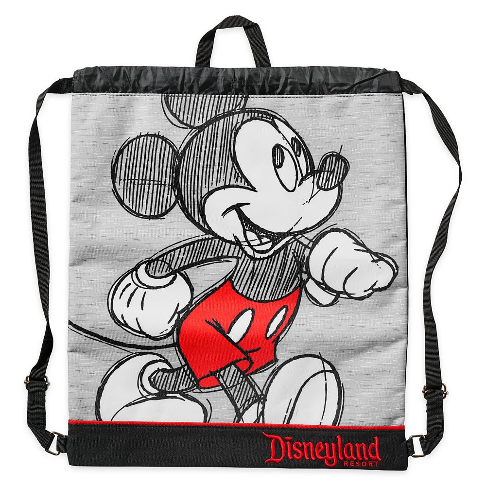 TDR - Mickey Mouse Head Shaped Long Strap & Drawstring Bag (Color