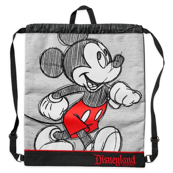 Mickey Mouse Sketch Cinch Sack – Disneyland