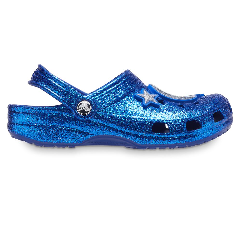 blue disney crocs