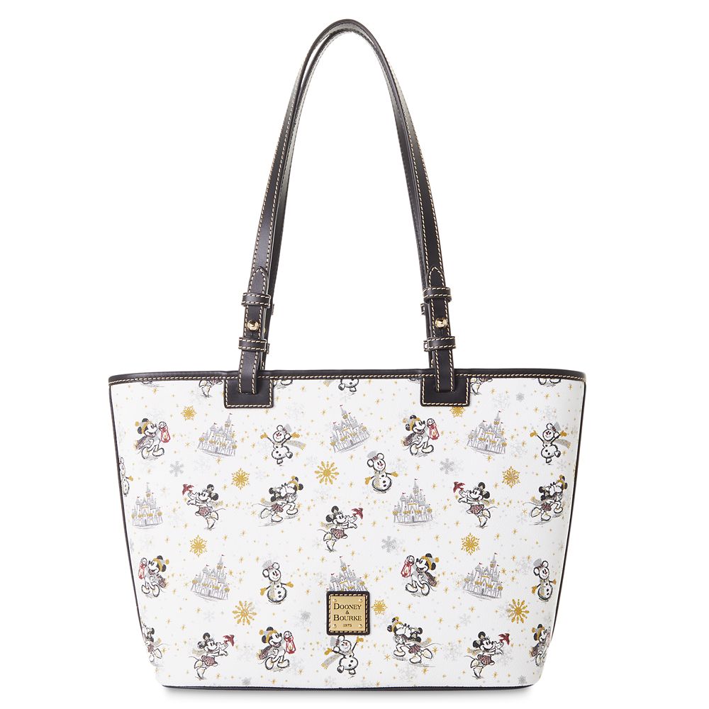 Mickey and Minnie Mouse Holiday Dooney & Bourke Tote | shopDisney