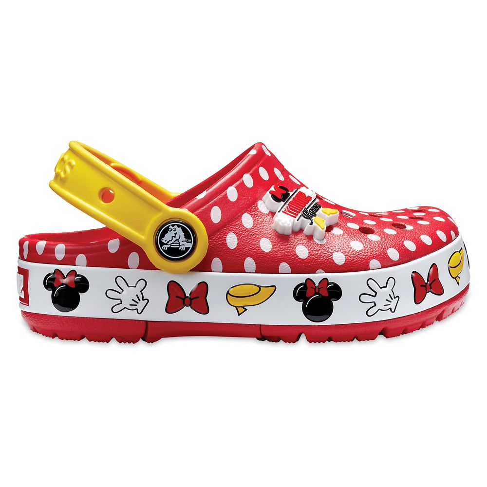 Minnie Mouse Polka Dot Clogs for Kids by Crocs