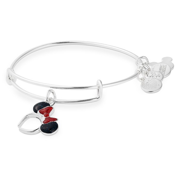 Minnie Mouse Ear Headband Bangle by Alex and Ani – Red and Black