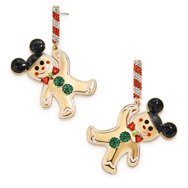 Mickey Mouse Ear Hat Gingerbread Man Earrings by BaubleBar