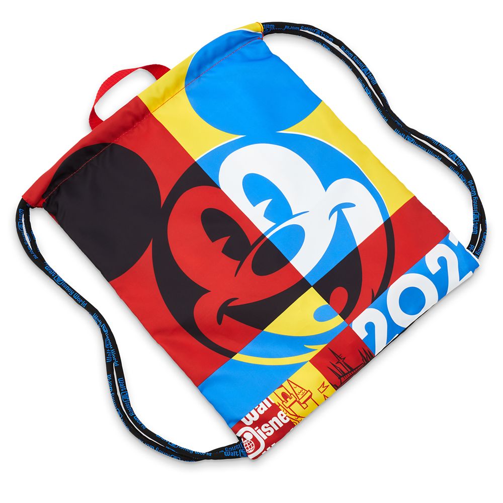 Mickey Mouse Cinch Sack Tote – Walt Disney World 2021