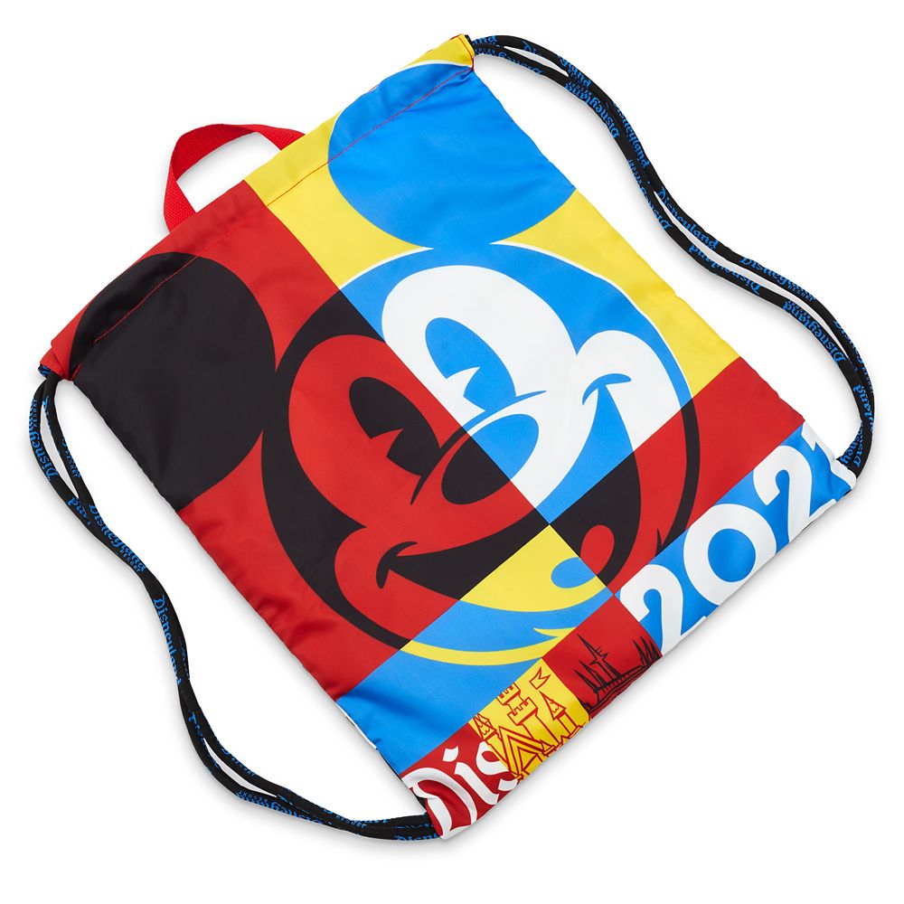 Mickey Mouse Cinch Sack Tote – Disneyland 2021