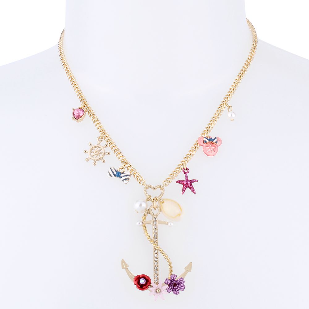 Minnie Mouse Anchor Necklace by Betsey Johnson