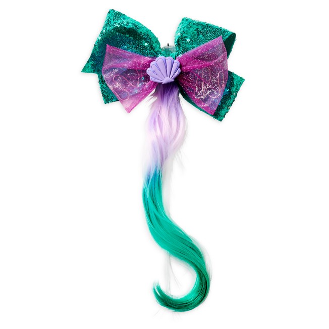 Ariel Light-Up Bow and Hair Extension – The Little Mermaid