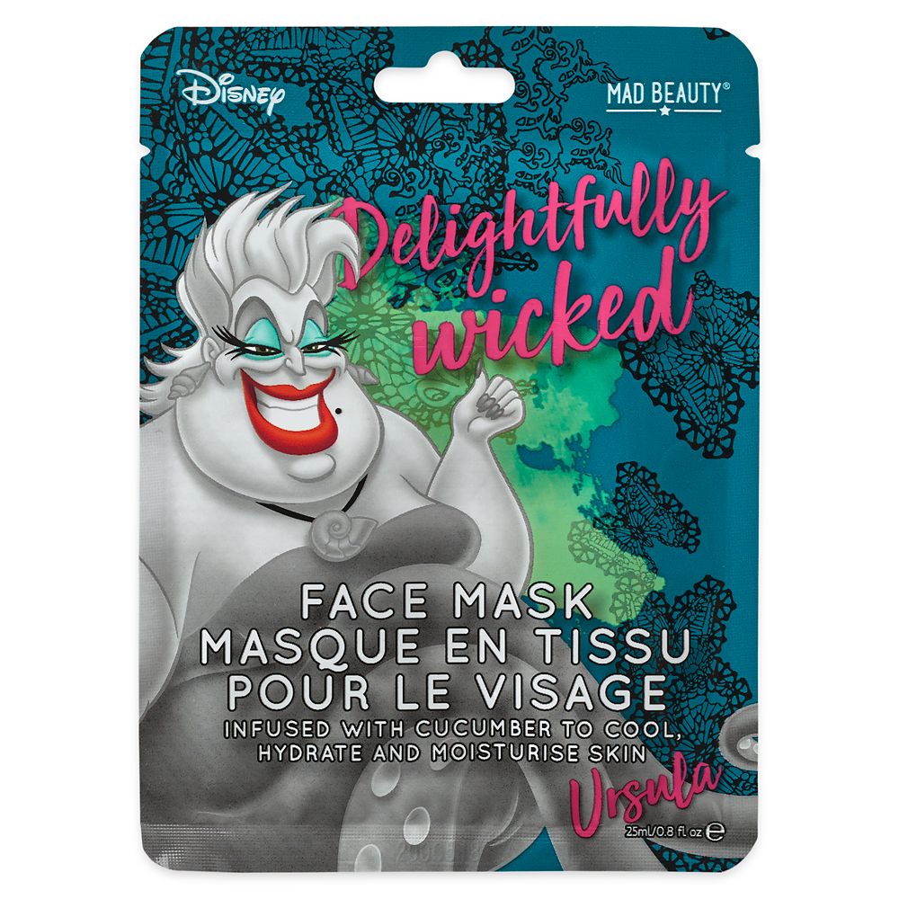 Ursula Delightfully Wicked Mad Beauty Sheet Face Mask is available online