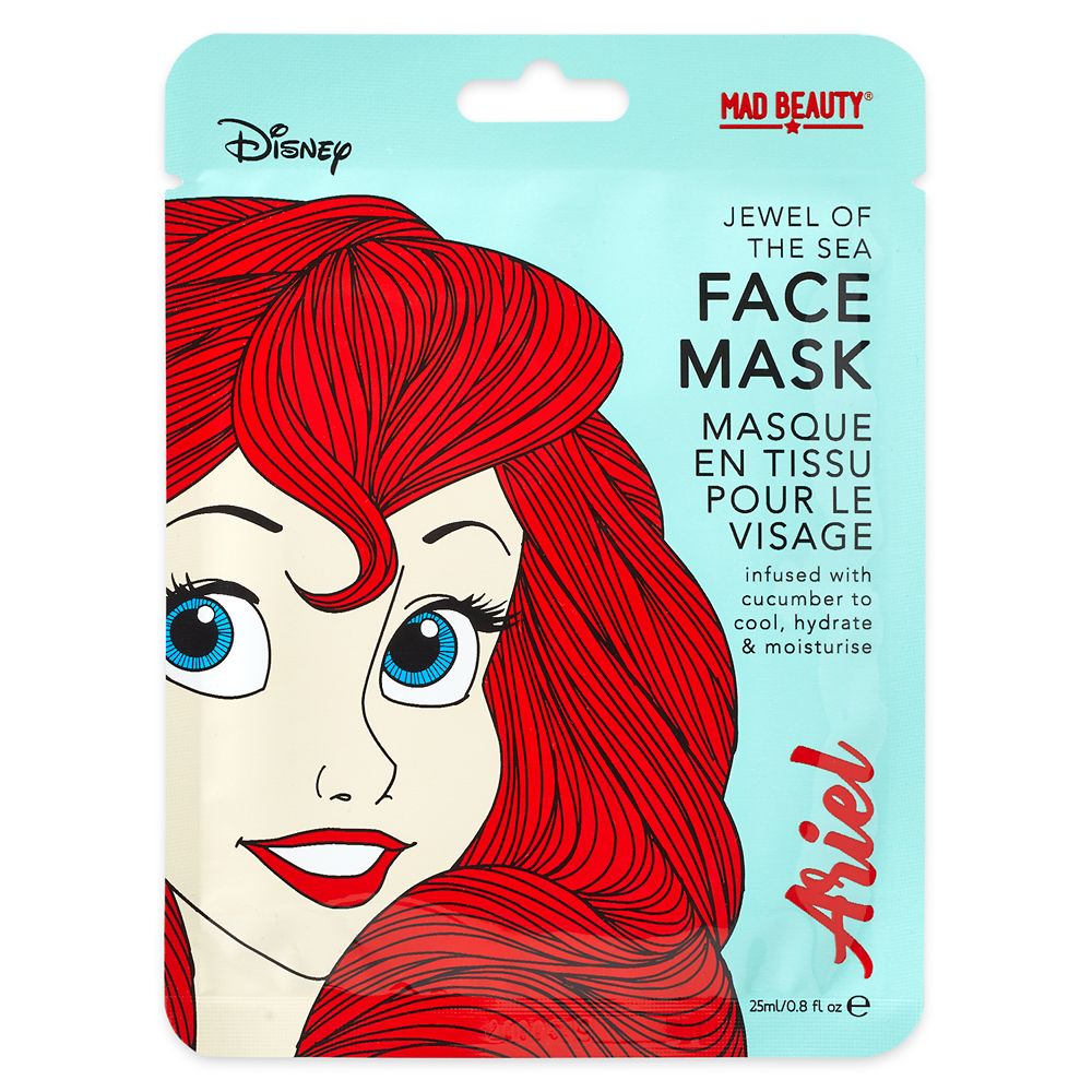 Ariel Jewel of the Sea Mad Beauty Sheet Face Mask is now out for purchase