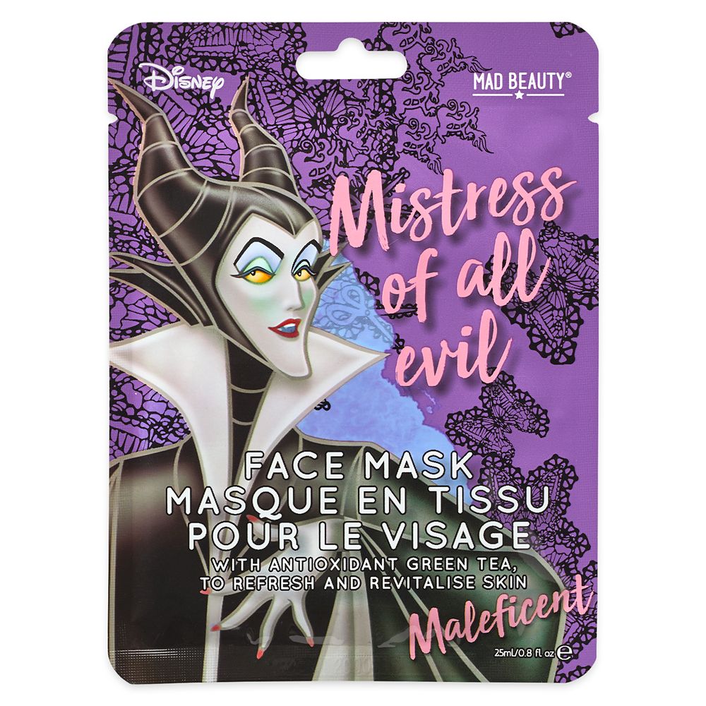 Maleficent Mistress of Evil Mad Beauty Sheet Face Mask now available