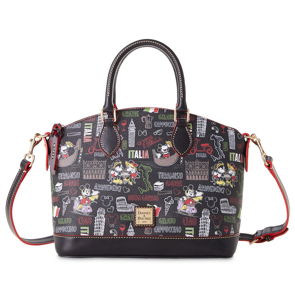 Mickey and Minnie Mouse ''Italia'' Dooney & Bourke Satchel