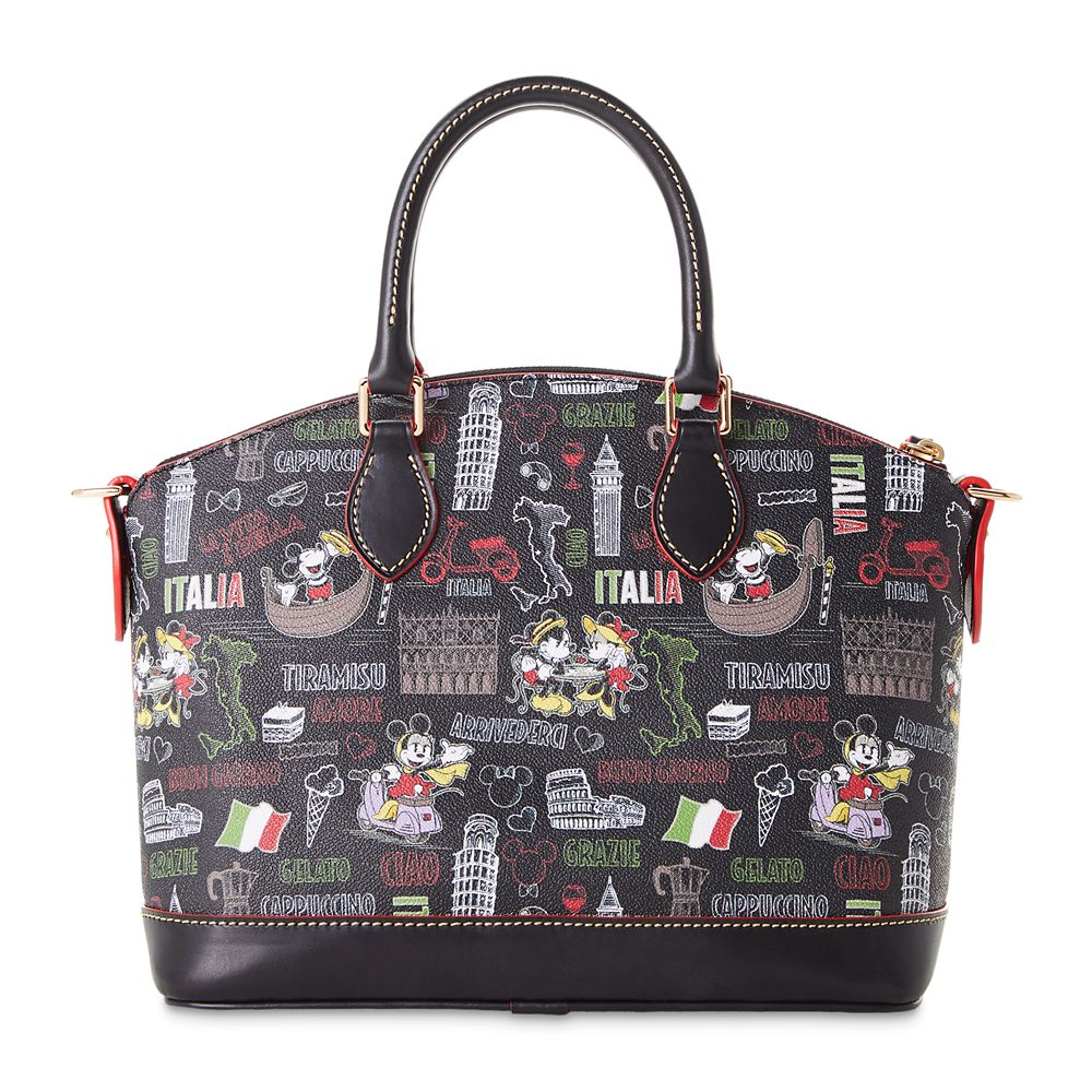 Mickey and Minnie Mouse ''Italia'' Dooney & Bourke Satchel