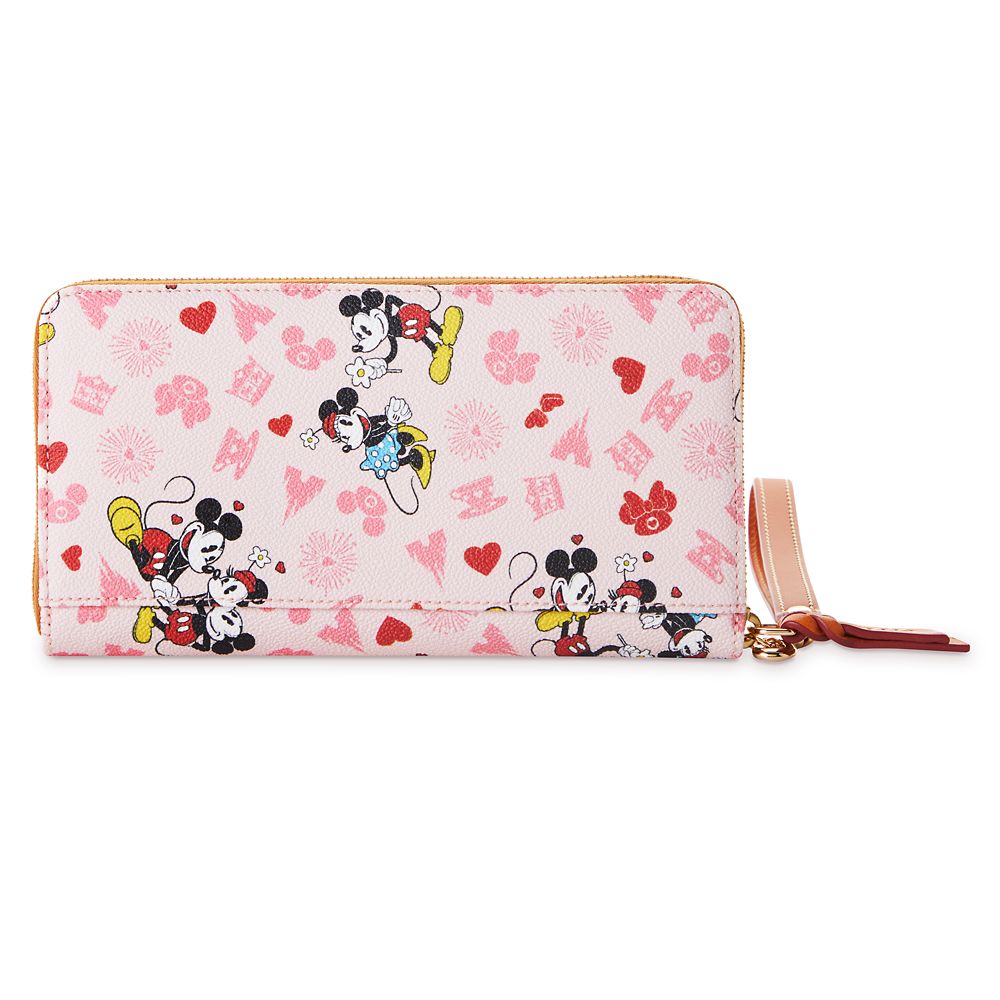 Mickey and Minnie Mouse Love Dooney & Bourke Wristlet Wallet